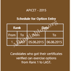 AP Icet 2015 2nd Counselling Dates