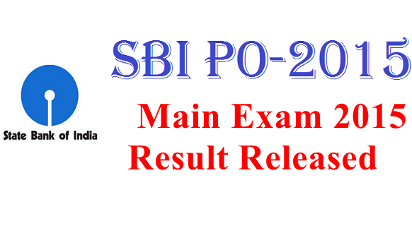 SBI-PO-Main-Exam-2015-Result-Released
