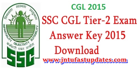 SSC CGL Tier-2 Answer Key 2015 Download – October 25, 26th Oct 2015