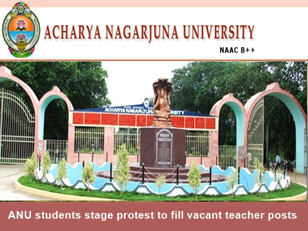 ANU students stage protest to fill vacant teacher posts