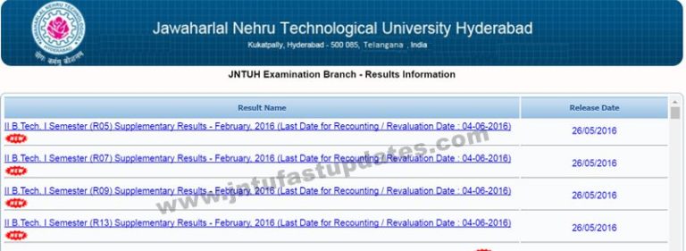 jntuh 2-1 results feb 2016