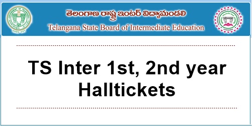 ts inter 1st, 2nd year hall tickets 2018