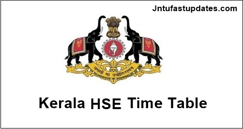Kerala-hse-time-table-2018