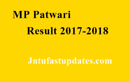 MP Patwari Result 2017