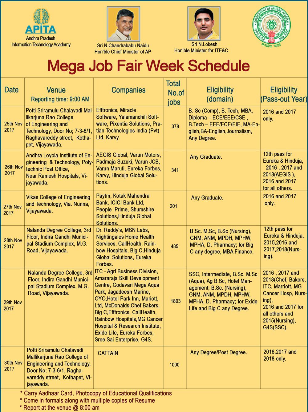 Mega Job Fair_schedule