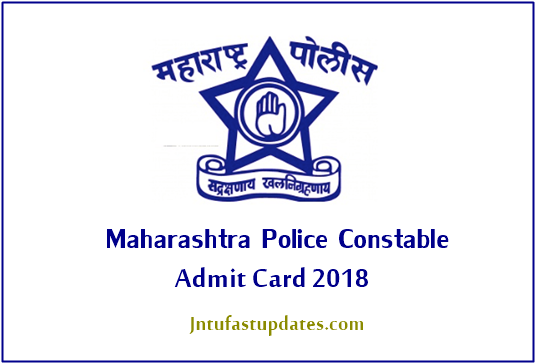 Maharashtra Police Constable Admit Card 2018