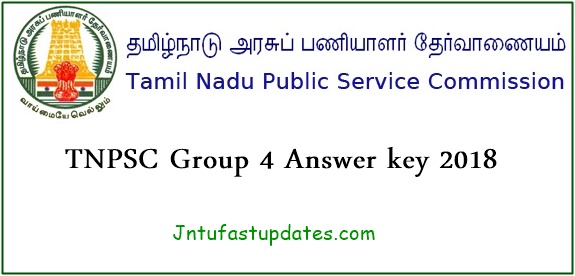 TNPSC Group 4 Answer key 2018 Download – Official VAO Key, Cutoff Marks, Paper Solutions @ tnpsc.gov.in