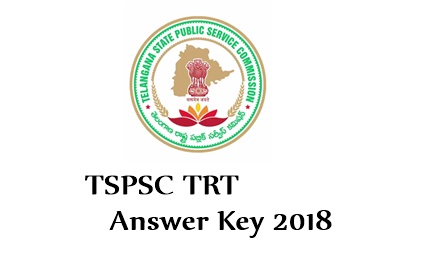 TSPSC TRT Answer Key 2018 Download 