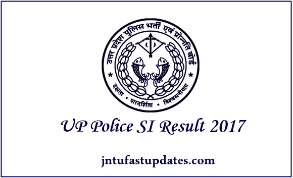 UP Police SI Result 2017