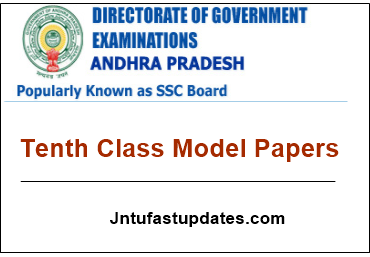 AP Tenth Class Model Papers 2018
