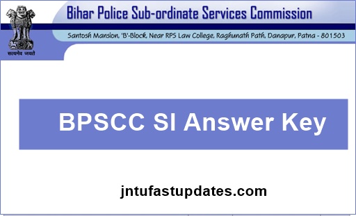 BPSCC SI Answer Key 2018