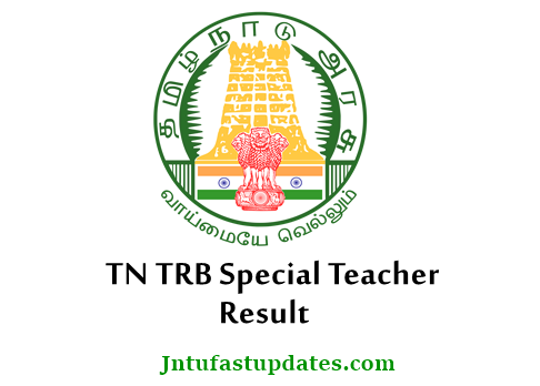 TN TRB Special Teacher Result 2018