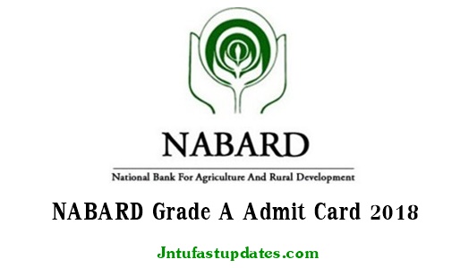 NABARD Grade A Admit Card 2018