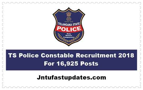 TS Police Constable Recruitment 2018