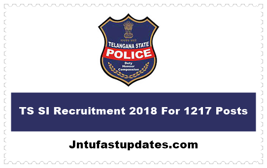 TS SI Recruitment 2018