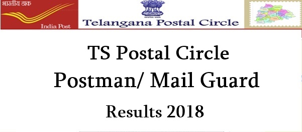 Telangana Postal Circle Postman/ Mail Guard Results 2018