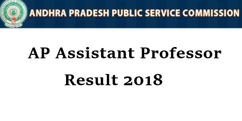 AP Assistant Professor Result 2018