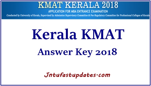 Kerala KMAT Answer Key 2018 Download