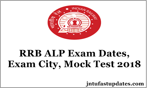 RRB ALP Exam City, Test Date & Time 2018 – Mock Test Link Released