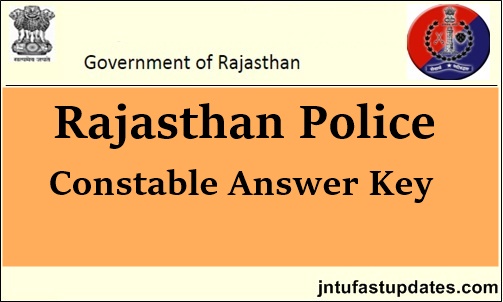 Rajasthan Police Constable Answer key