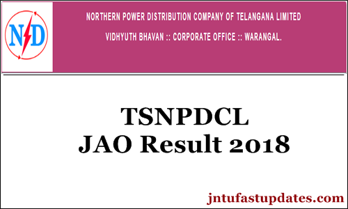 TSNPDCL JAO Results 2019 & Merit List (Released) – Junior Account Officer Cutoff Marks, Selected Candidates List