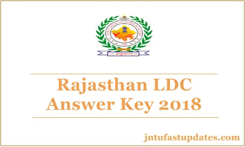 Rajasthan LDC Answer Keys 2018 Released – RSMSSB Junior Assistant Solutions, Cutoff Marks