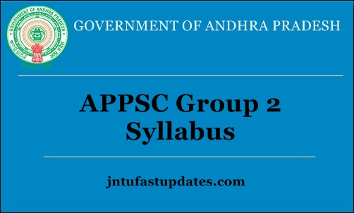 APPSC Group 2 Syllabus 2018