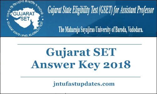 Gujarat SET Answer Key 2018