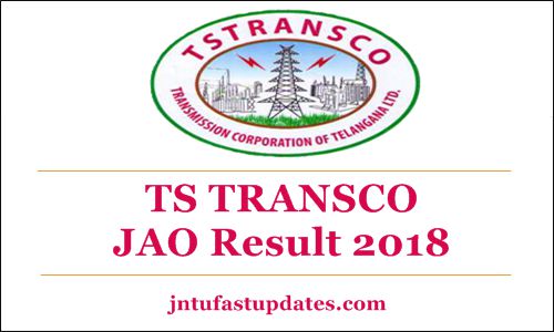 TS TRANSCO JAO Result 2018