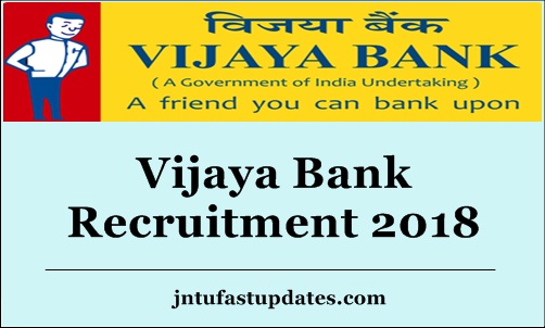 Vijaya Bank Recruitment 2018 – Apply online for 330 Probationary Assistant Manager (Credit) Posts