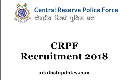 CRPF Recruitment 2018