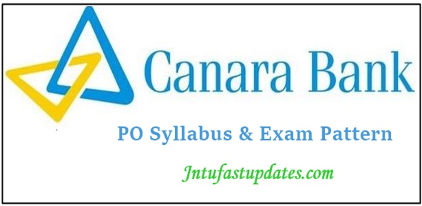 Canara Bank PO Syllabus 2018