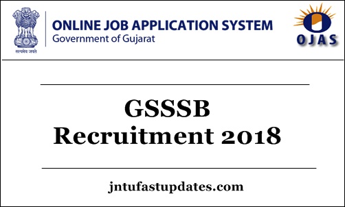 GSSSB Recruitment 2018