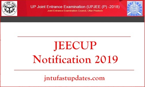 JEECUP Notification 2019