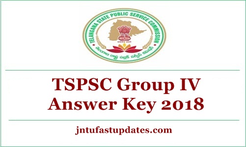 TSPSC Group 4 Answer Key 2018