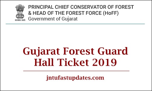 Gujarat Forest Guard Hall Ticket 2019