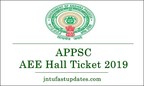 APPSC AEE Hall Ticket Download 2019