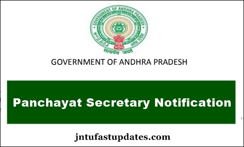 APPSC-Panchayat Secretary-Notification-2018