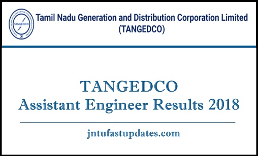 TANGEDCO Assistant Engineer Results 2018