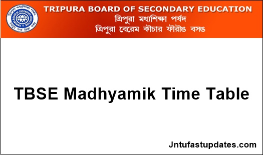 tbse-madhyamik-routine-2019
