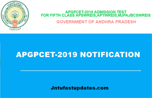 APGPCET 2019 Notification