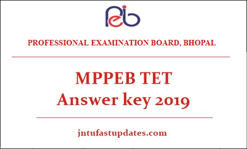 MP TET Answer key 2019