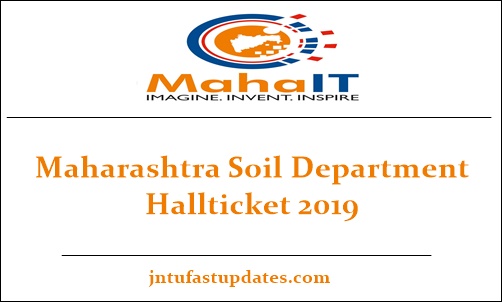 Maharashtra Soil Department Hall Ticket 2019