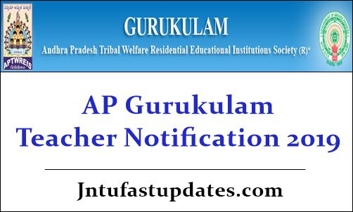 AP Gurukulam Teacher Notification 2019