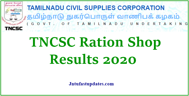 TNCSC Ration Shop Results 2020