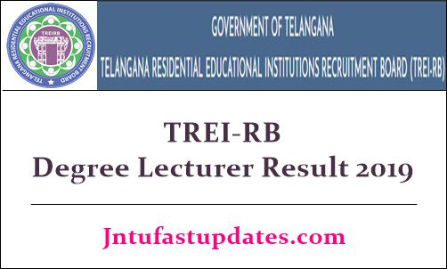 TREIB Degree Lecturer Result 2019