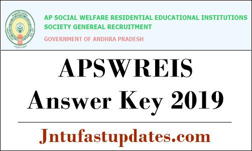 APSWREIS Answer key 2019