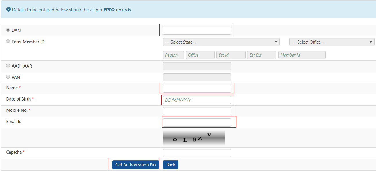 How to Register Mobile Number in EPF Account