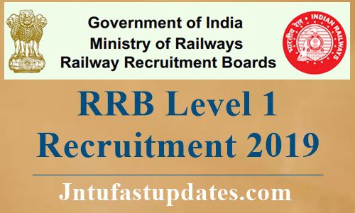 RRB Level 1 Recruitment 2019
