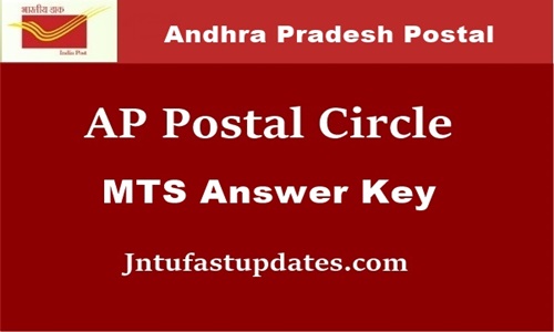 AP Postal Circle MTS answer key 2019